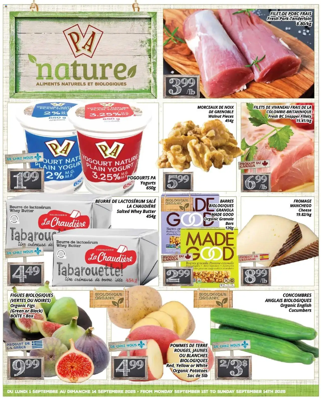 Pa Supermarché flyer valid from Sep 01, 2025 - page number 1