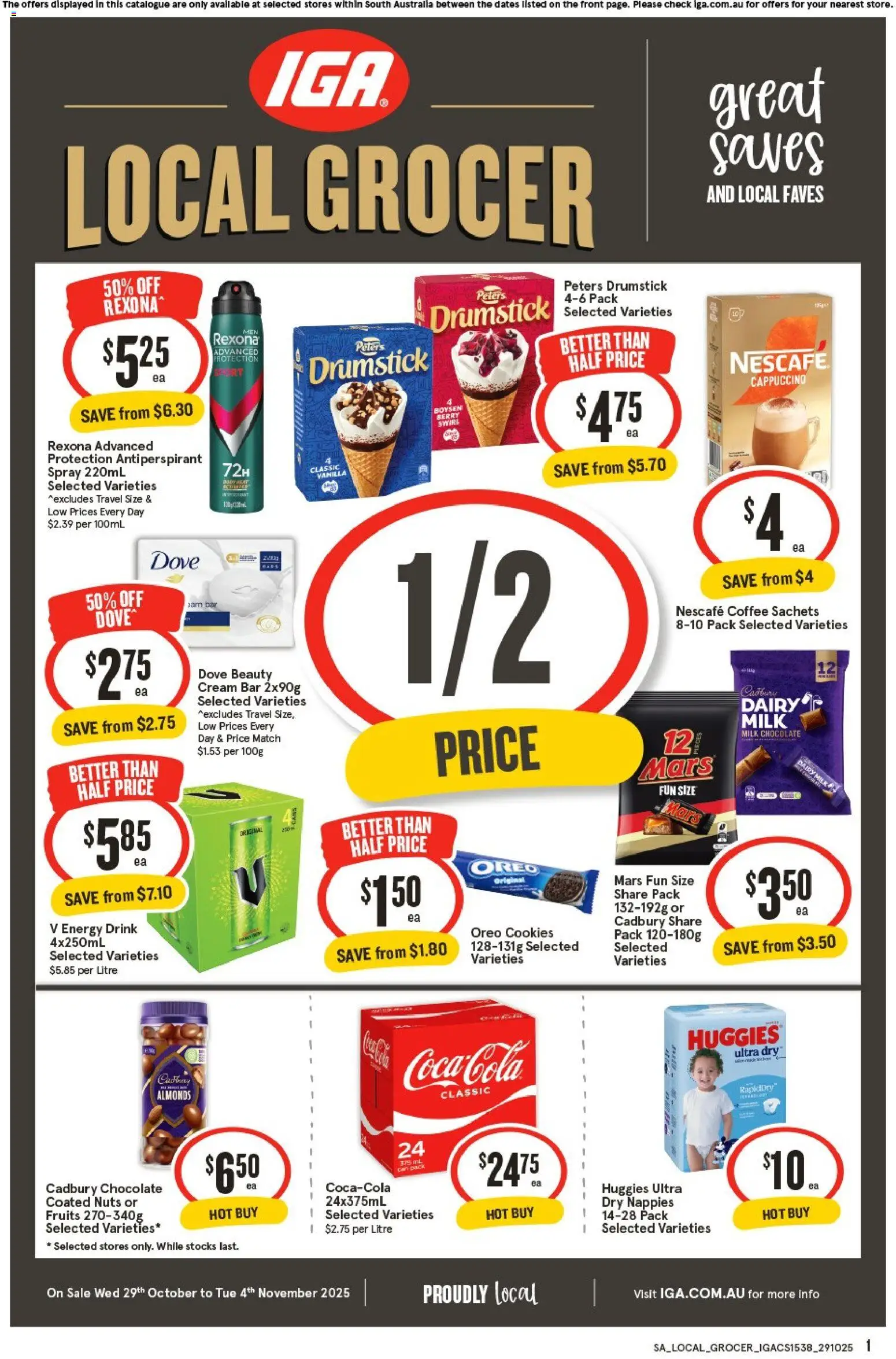 IGA catalogue valid from 29/10/2025 - page 1