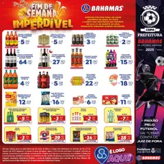 Pré-Visualização do folheto "Ofertas Fim de Semana" da loja Bahamas Supermercados válido a partir de 15/08/2025