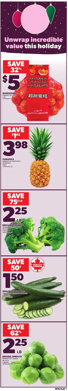 Un aperçu du dépliant Weekly Flyer - AB du magasin Loblaws est valide à partir 18 déc. 2025