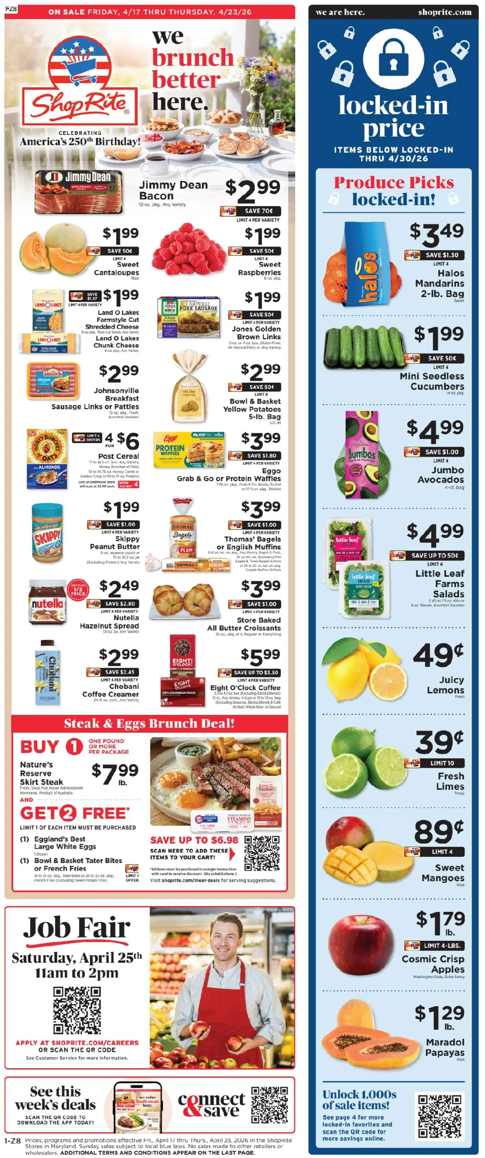 Ad Preview of ShopRite ShopRite Weekly Ad from 04/17/2026