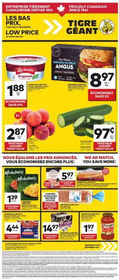 Preview of leaflet Weekly flyer / circulaire from shop Giant Tiger is valid from Aug 06, 2025
