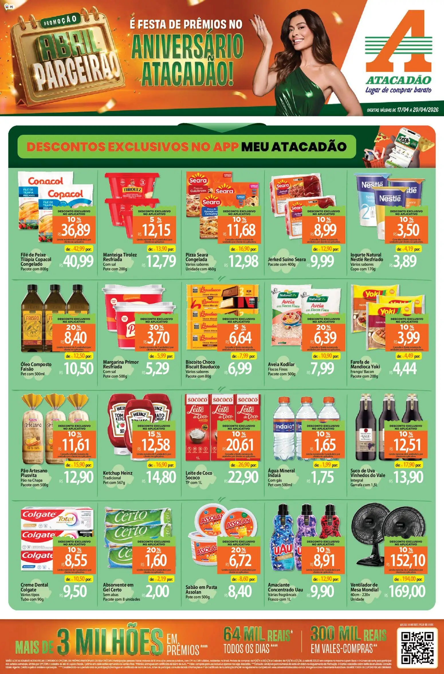 Pré-Visualização do folheto "Atacadão ofertas - PE" da loja Atacadão válido a partir de 17/04/2026