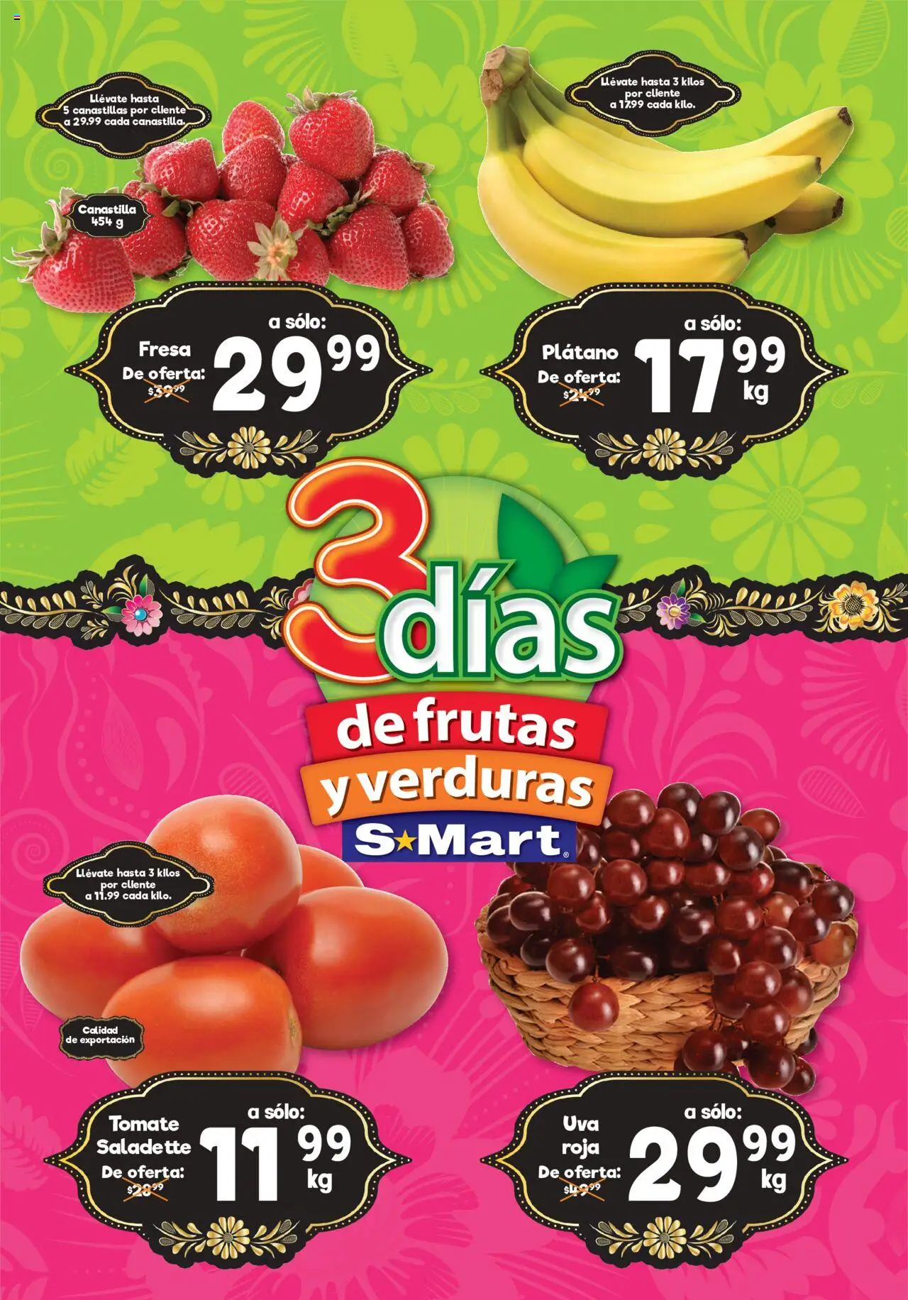 Folleto - Monterrey S-Mart y sus promociones válidas desde el 26/08/2025 - Número de página 1