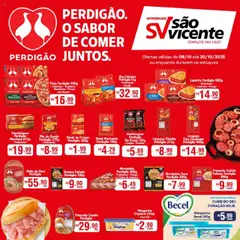 Pré-Visualização do folheto "Ofertas Perdigão" da loja Supermercados São Vicente válido a partir de 08/10/2025