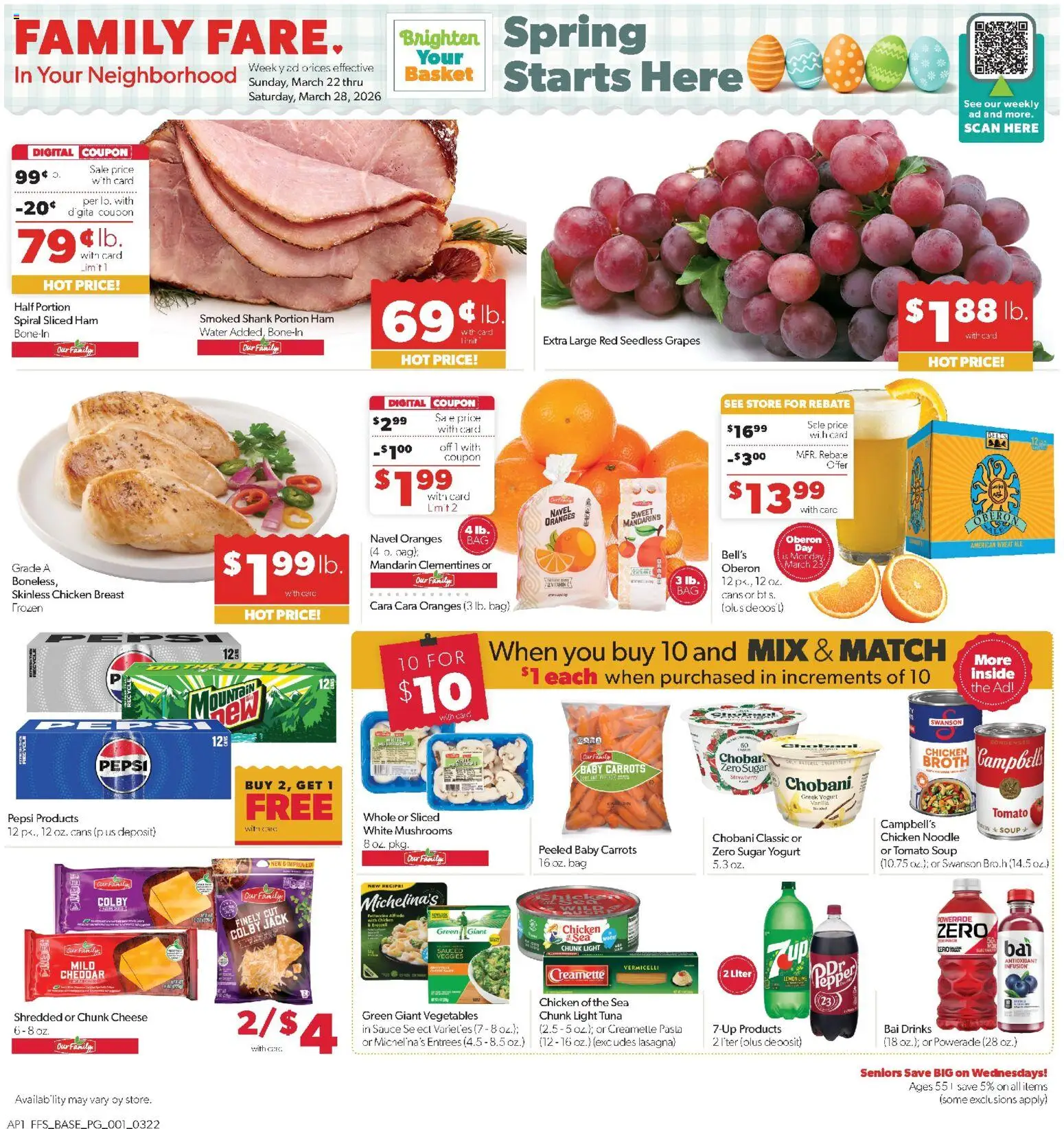 Ad Preview of Family Fare Family Fare Weekly Ad from 03/22/2026