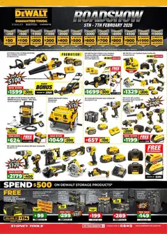 Preview of catalogue Catalogue from shop Sydney Tools valid 05/02/2026