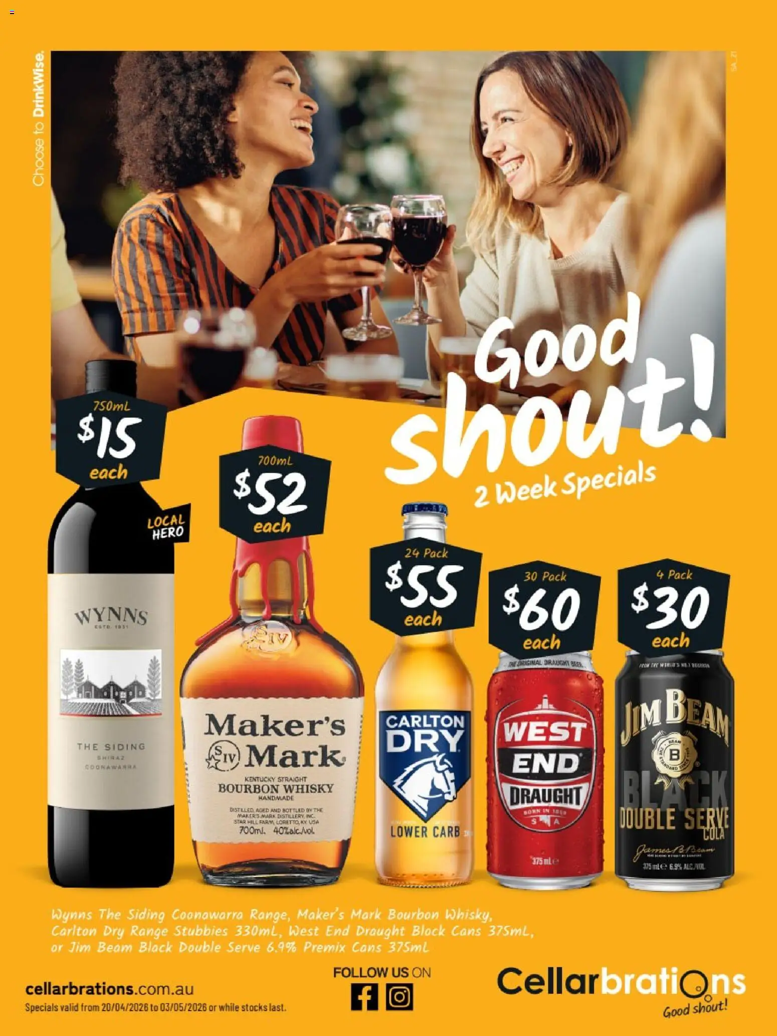 Preview of catalogue Cellarbrations catalogue SA from shop Cellarbrations valid 20/04/2026