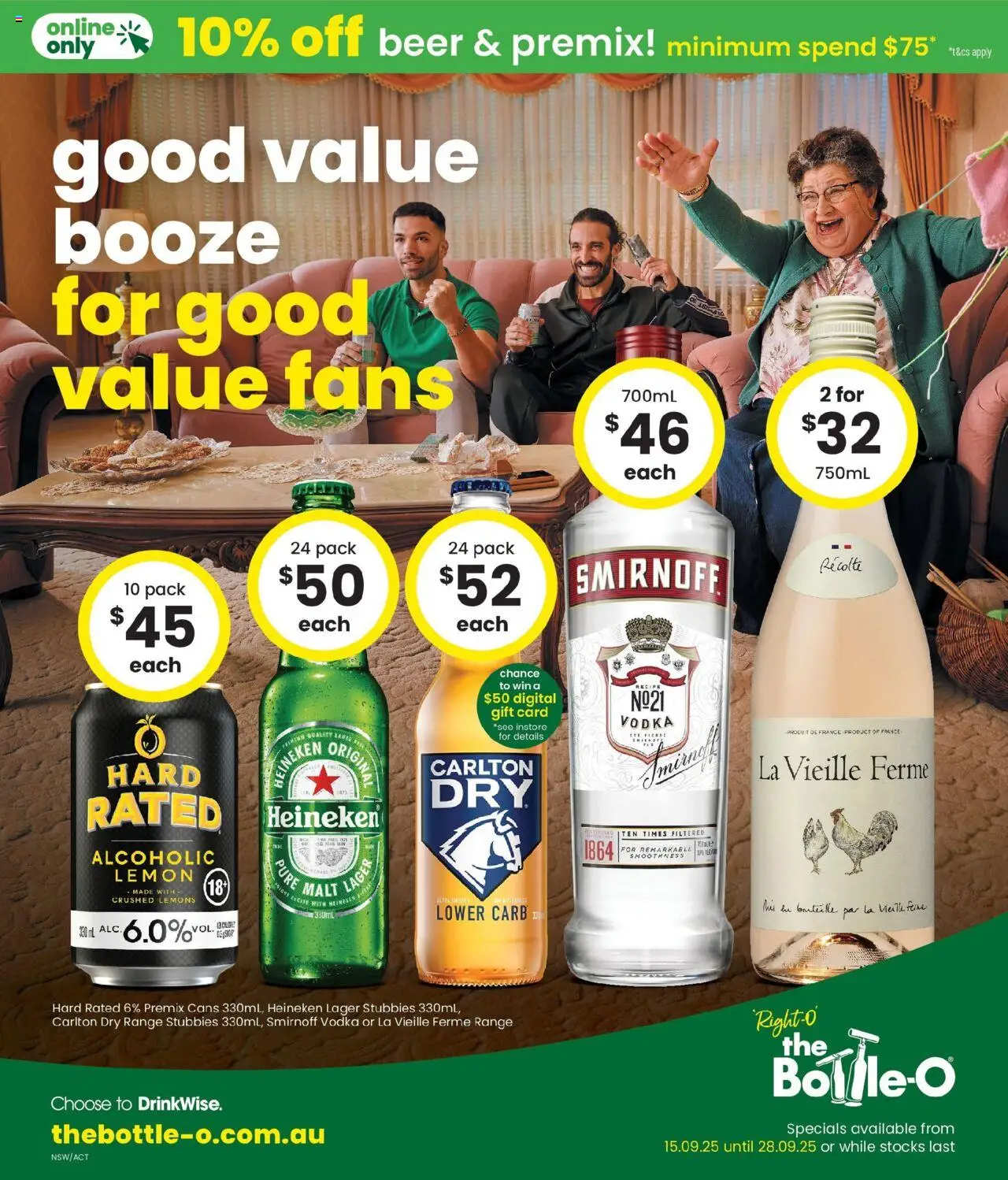 The Bottle-O catalogue valid from 14/09/2025 - page 1