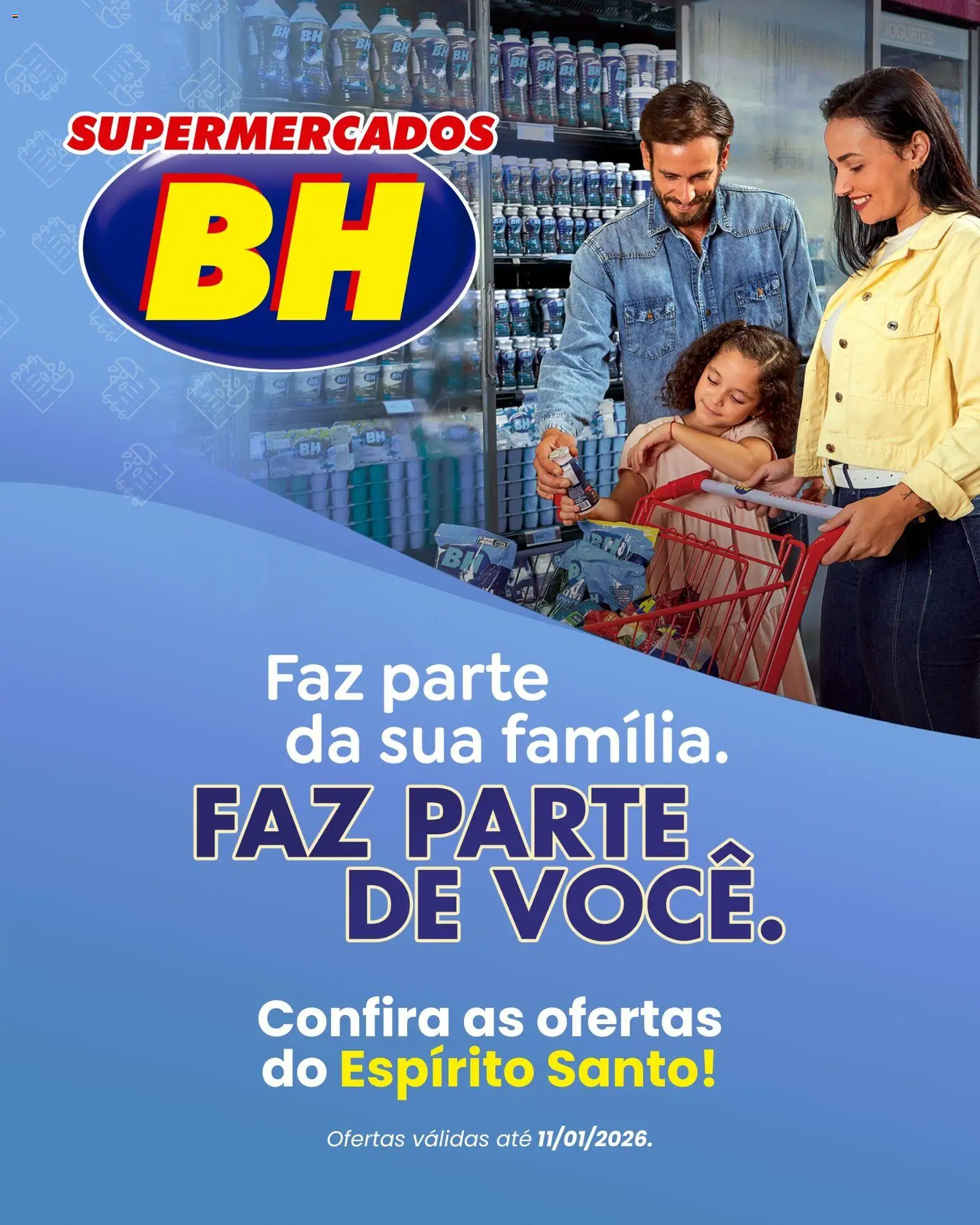 Pré-Visualização do folheto "Ofertas da semana" da loja Supermercados BH válido a partir de 05/01/2026