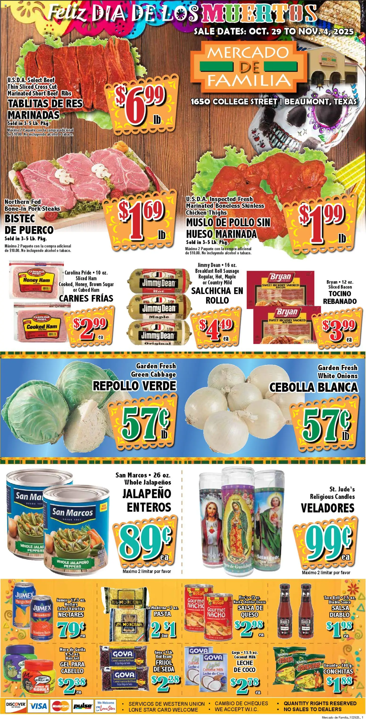 Ad Preview of Market Basket Mercado from 10/29/2025