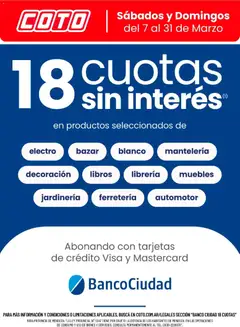 Vista previa del folleto de la tienda Coto válido desde el 07/03/2026 