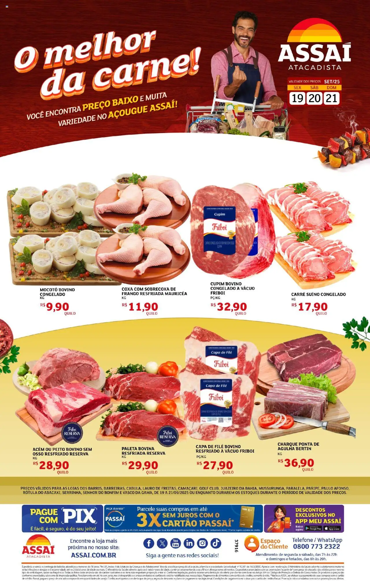 Assaí Atacadista folheto "Encarte - BA" válido a partir de 19/09/2025 - número de página 1