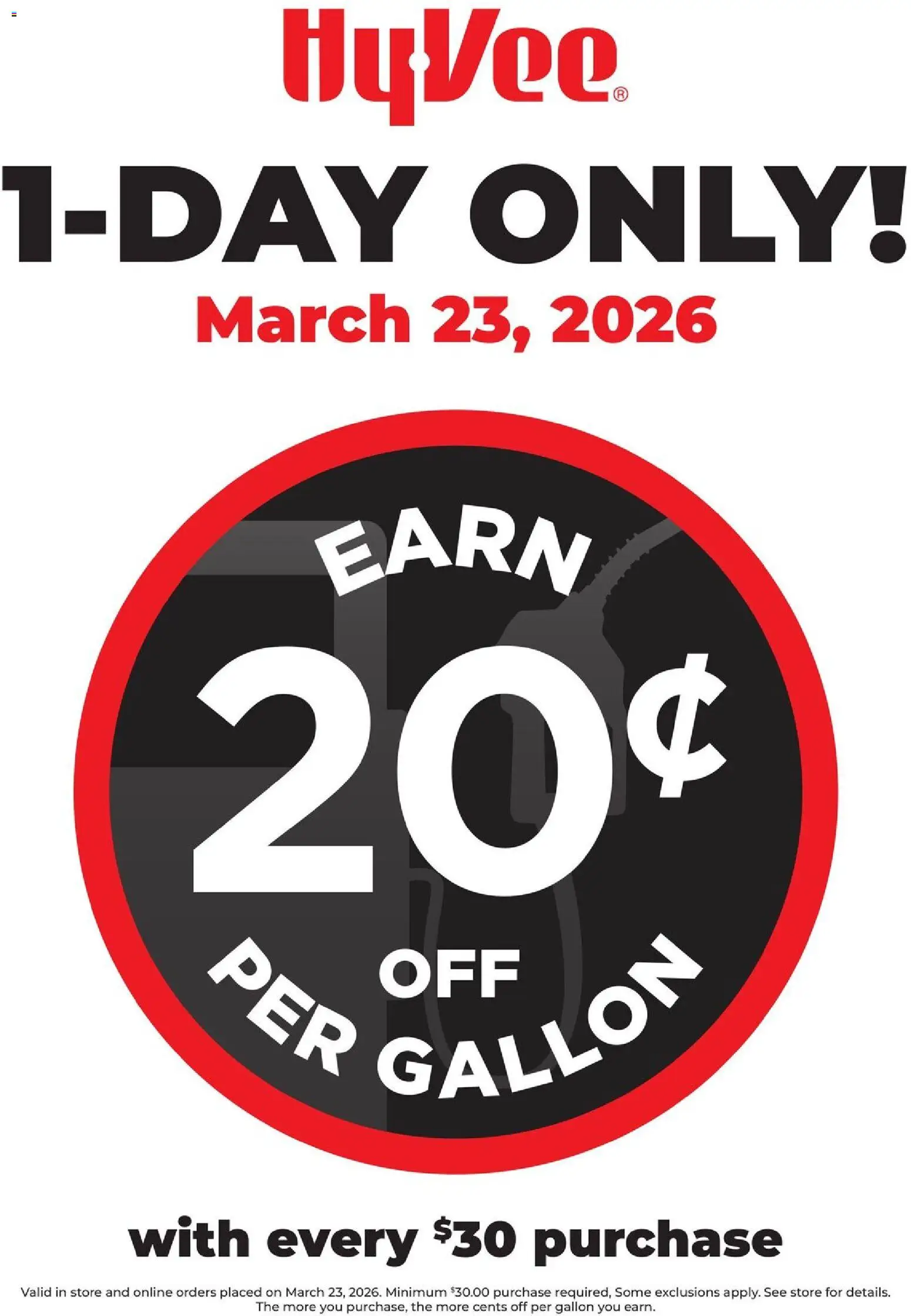 Ad Preview of HyVee HyVee Special Sales from 03/23/2026