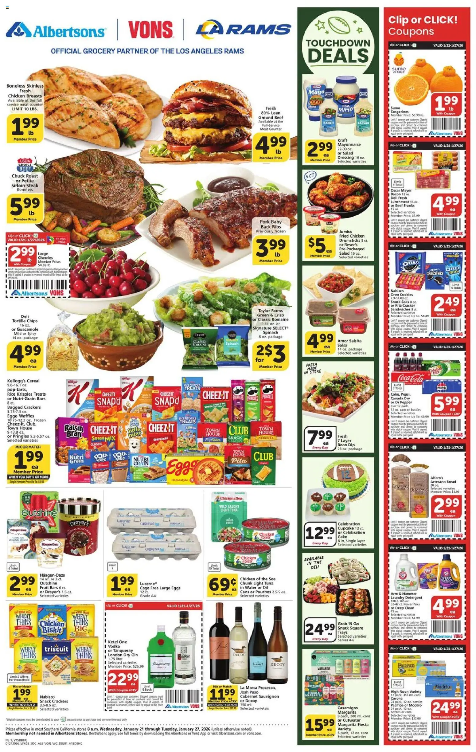 Ad Preview of Vons Weekly Ad from 01/21/2026