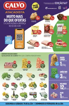 Pré-Visualização do folheto "Ofertas da semana" da loja Calvo Atacadista válido a partir de 24/10/2025