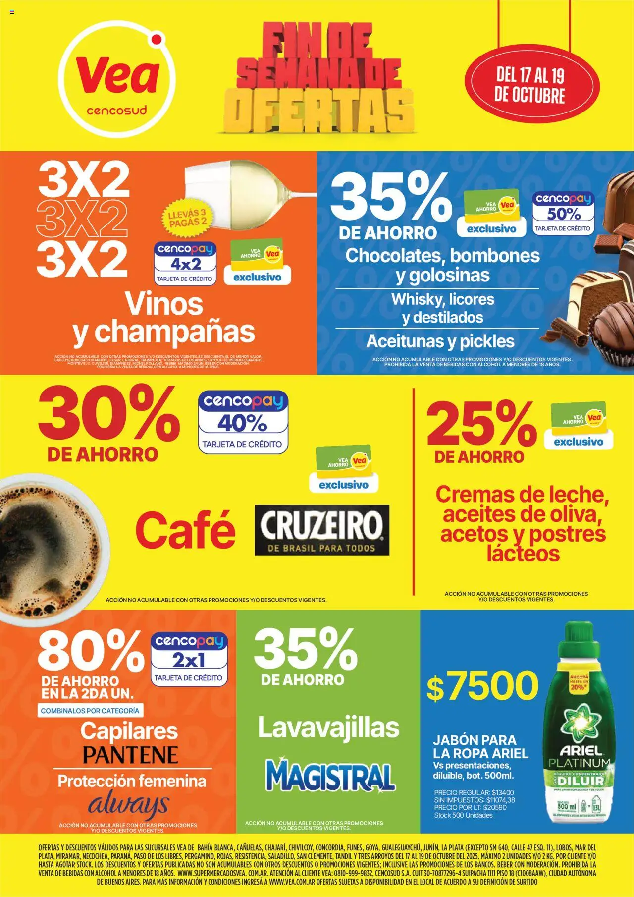 Vea Oferta fin de semana del 17/10/2025 >> Catálogo