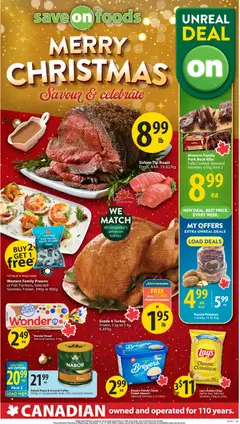 Preview of leaflet Weekly flyer / circulaire from shop Save on foods is valid from Dec 11, 2025