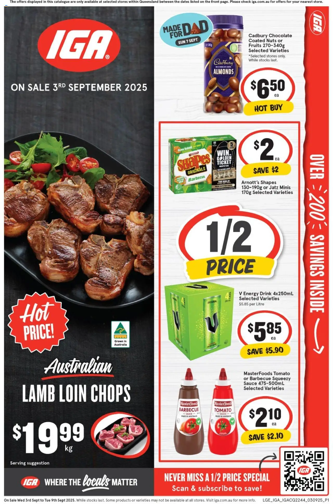 IGA catalogue valid from 03/09/2025 - page 1