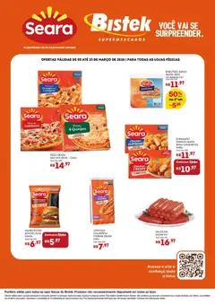 Pré-Visualização do folheto "Bistek Supermercados ofertas Seara" da loja Bistek Supermercados válido a partir de 06/03/2026