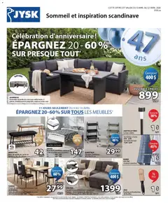 Preview of leaflet JYSK circulaire from shop JYSK is valid from Apr 09, 2026