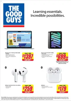 Preview of catalogue Apple from shop The Good Guys valid 04/02/2026