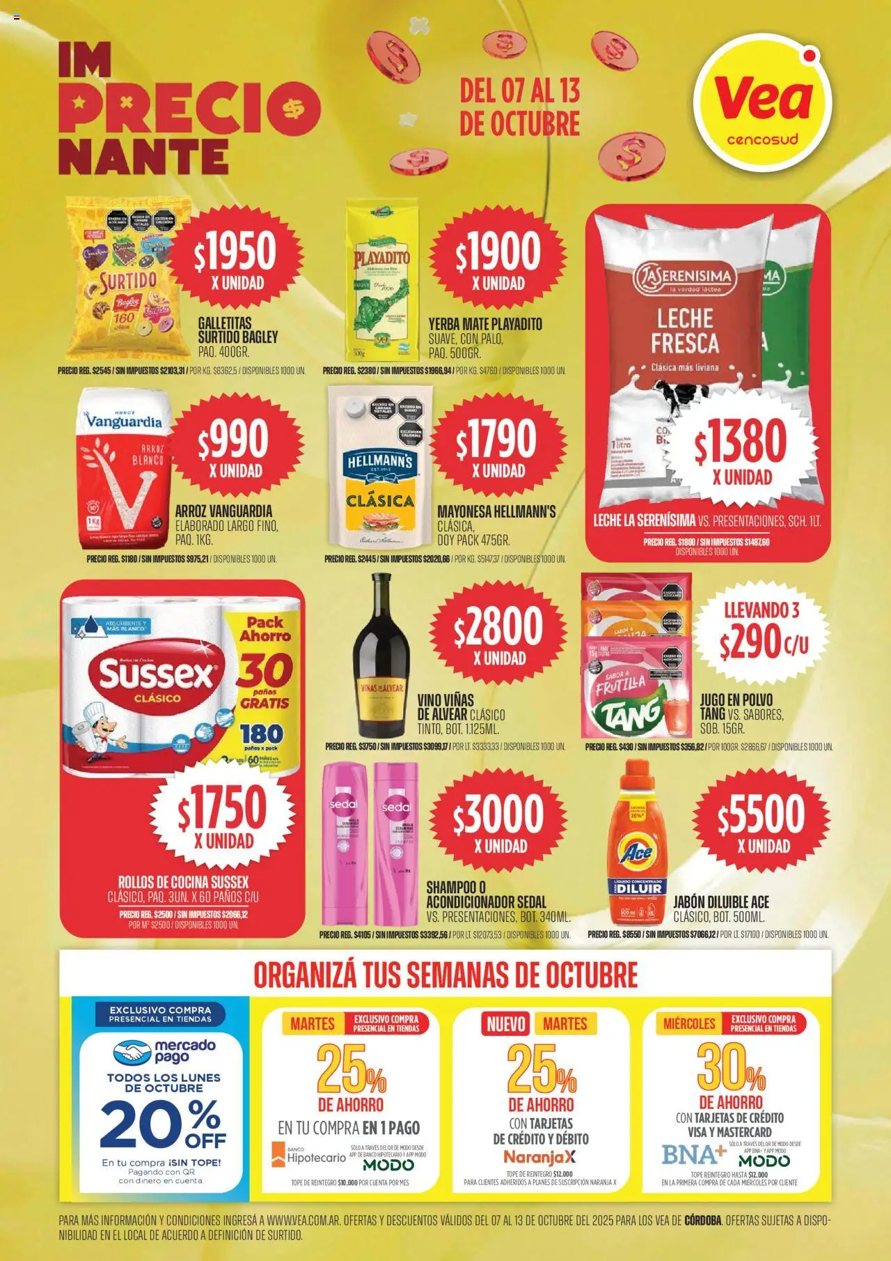 Vea Ofertas Córdoba del 07/10/2025 >> Catálogo