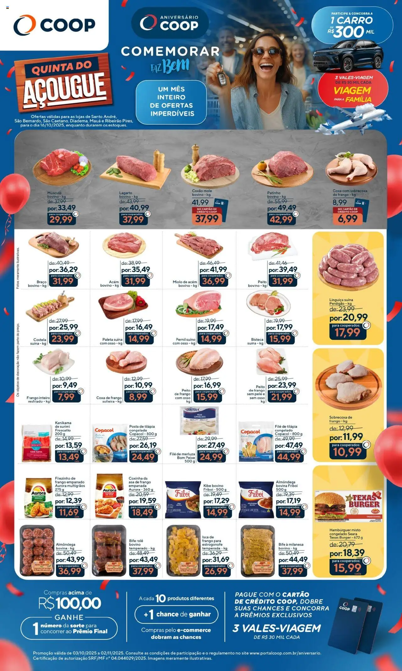 Coop folheto "Ofertas Quinta do Açougue" válido a partir de 16/10/2025 - número de página 1