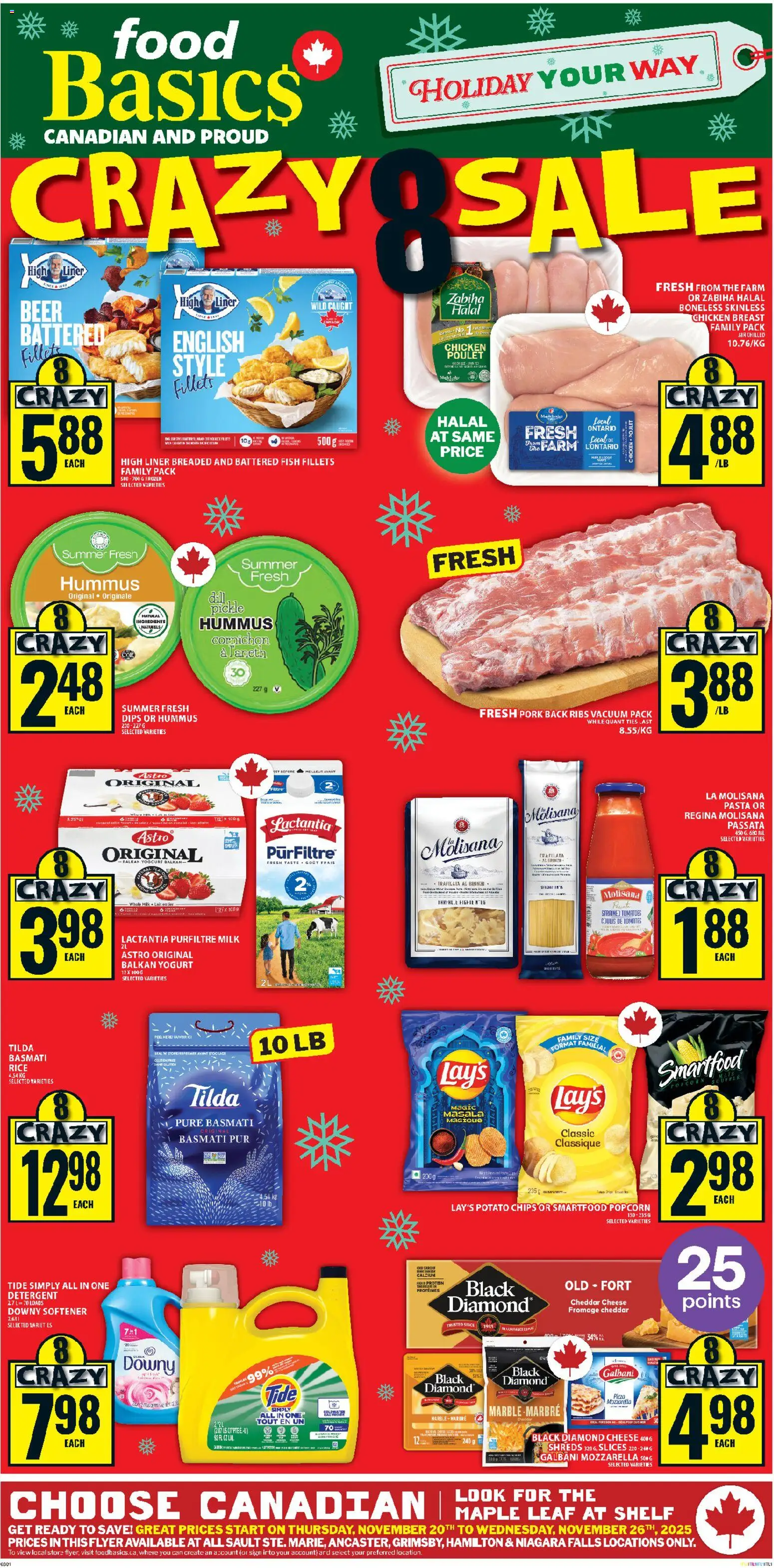 Preview of leaflet Ancaster from shop Food Basics is valid from Nov 20, 2025