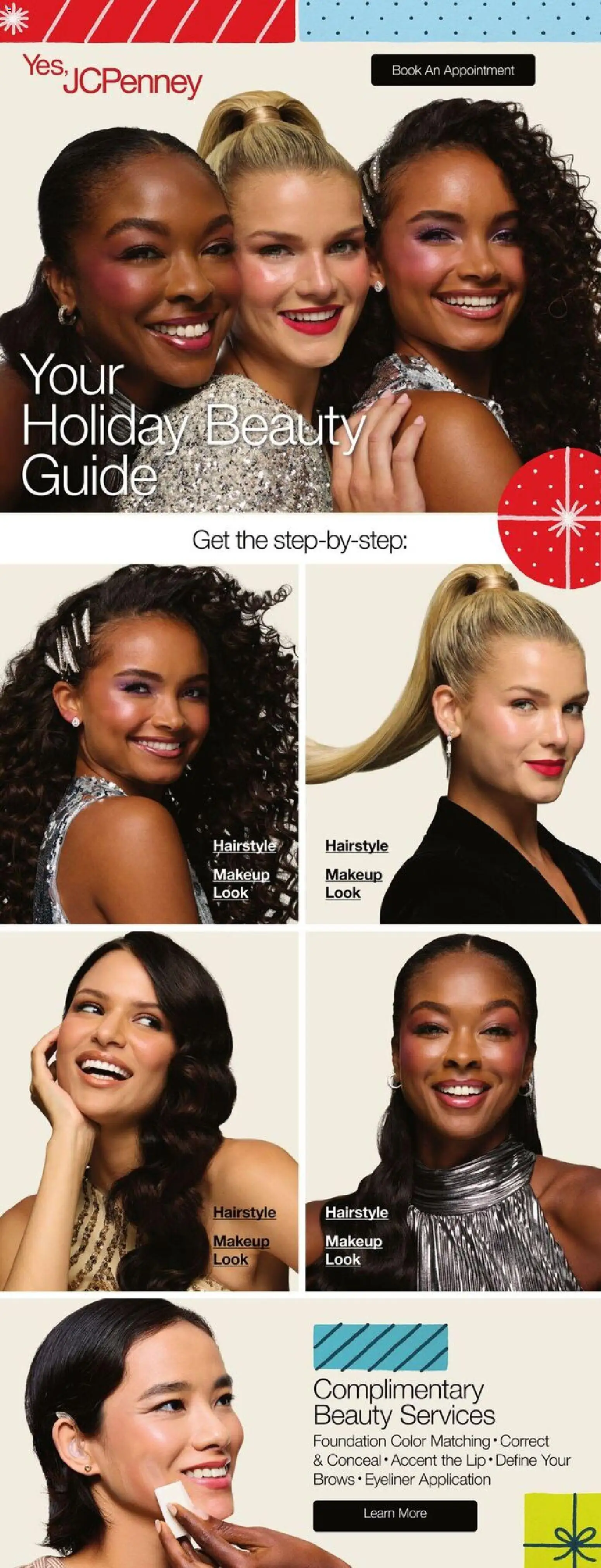 JCPenney Holiday Beauty Guide from 10/26/2025 - Flyer - Page number 1