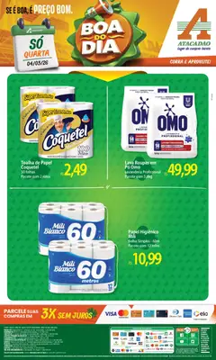 Pré-Visualização do folheto "Atacadão ofertas - SC" da loja Atacadão válido a partir de 04/03/2026