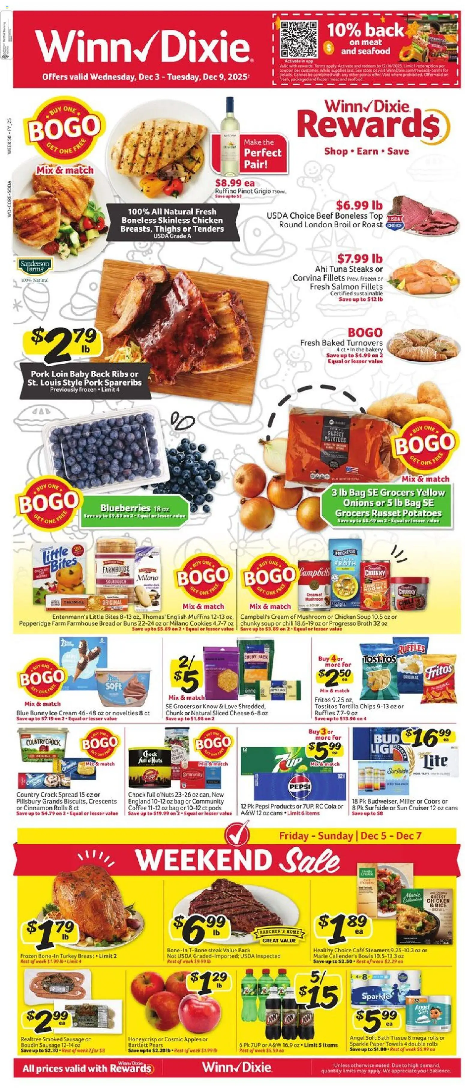 Ad Preview of Winn Dixie Weekly Ad from 12/03/2025