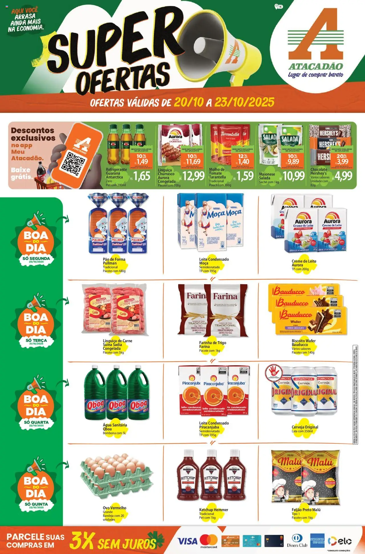 Atacadão folheto "Ofertas - SC" válido a partir de 20/10/2025 - número de página 1