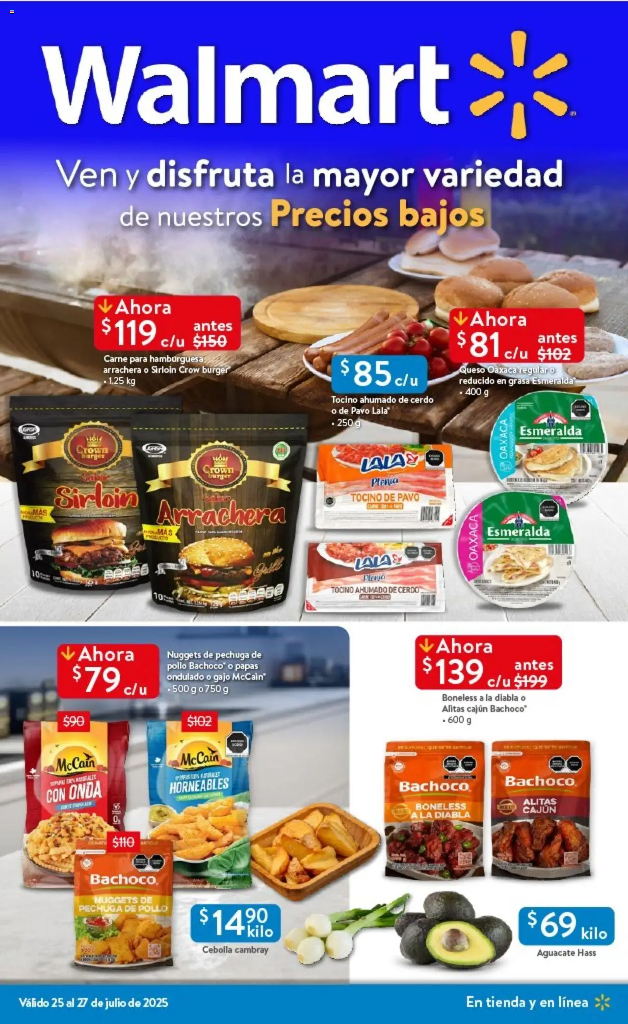 Catálogo Walmart y sus promociones válidas desde el 25/07/2025 - Número de página 1