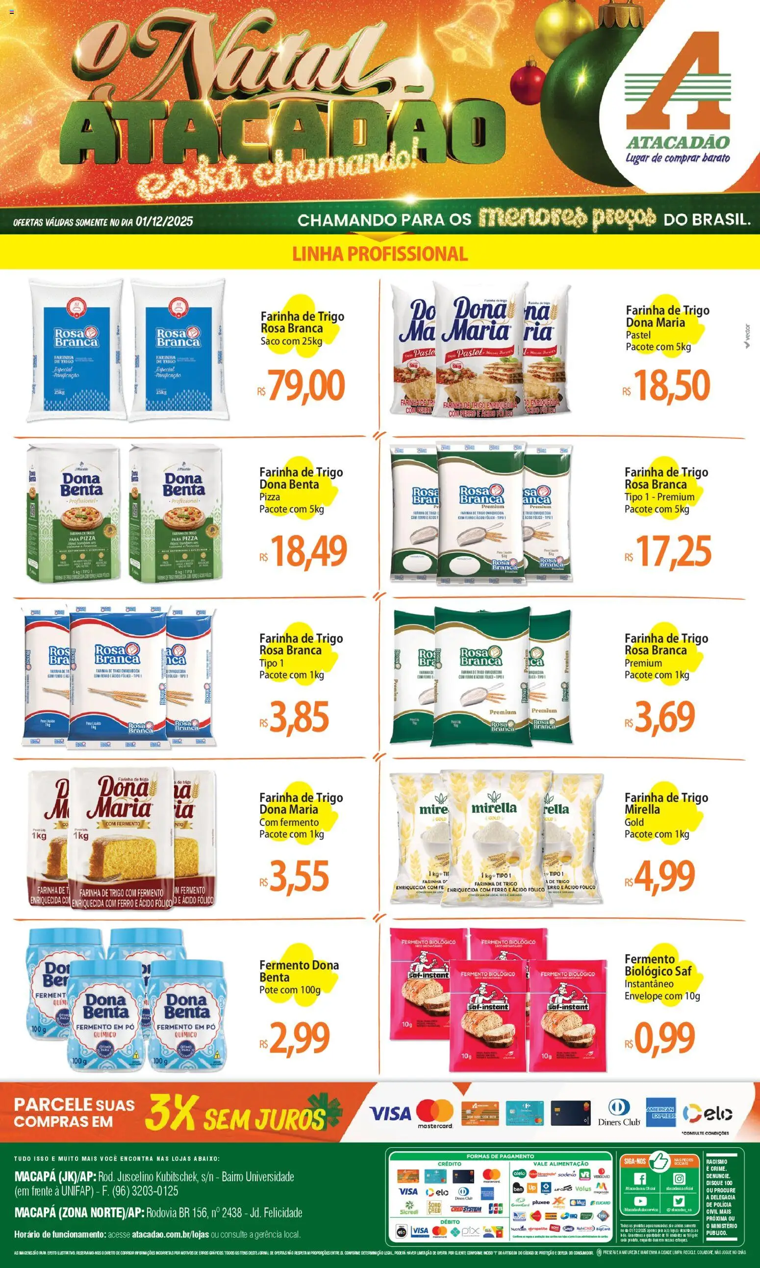 Pré-Visualização do folheto "Ofertas - AP" da loja Atacadão válido a partir de 01/12/2025