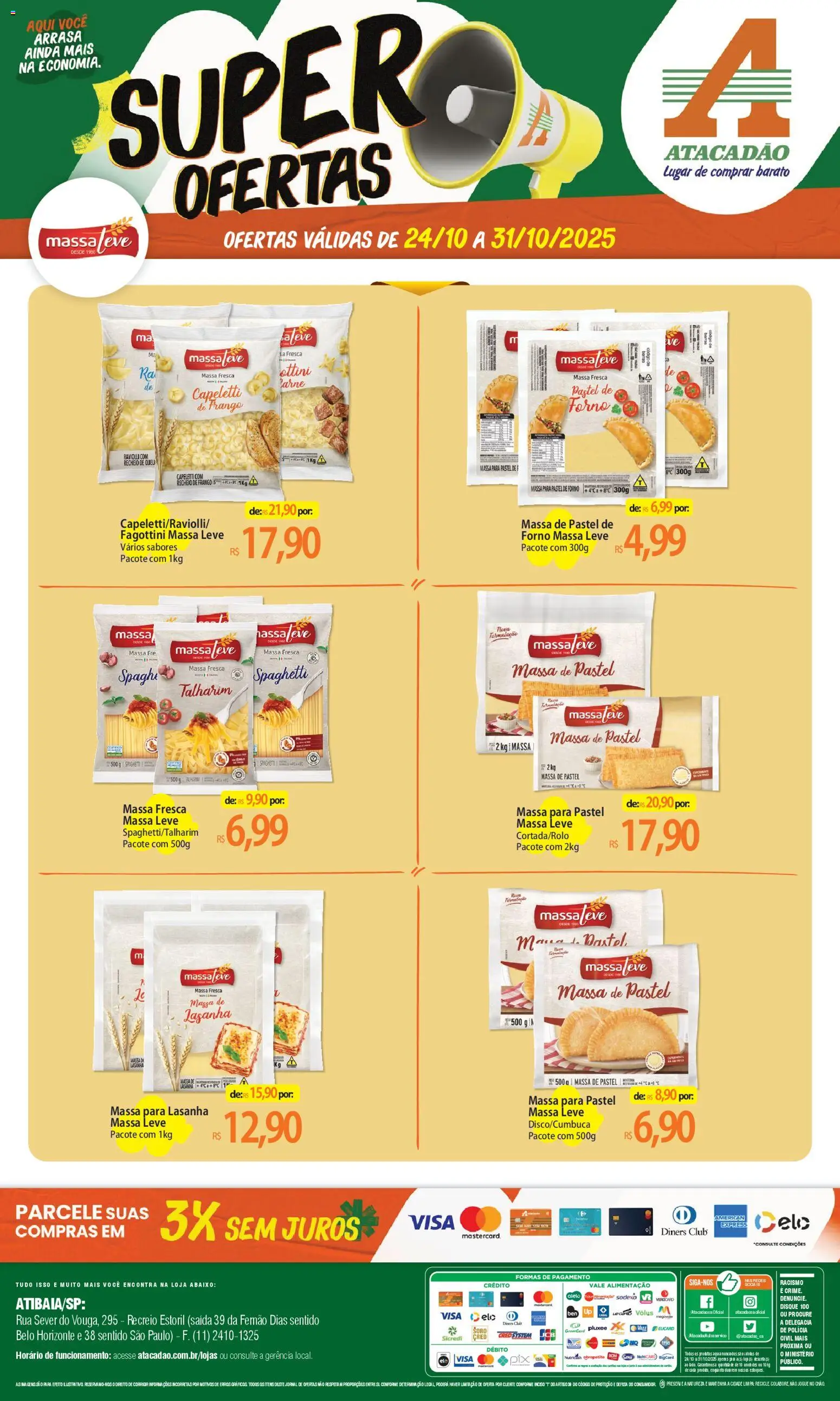 Atacadão folheto "Ofertas - SP" válido a partir de 24/10/2025 - número de página 1