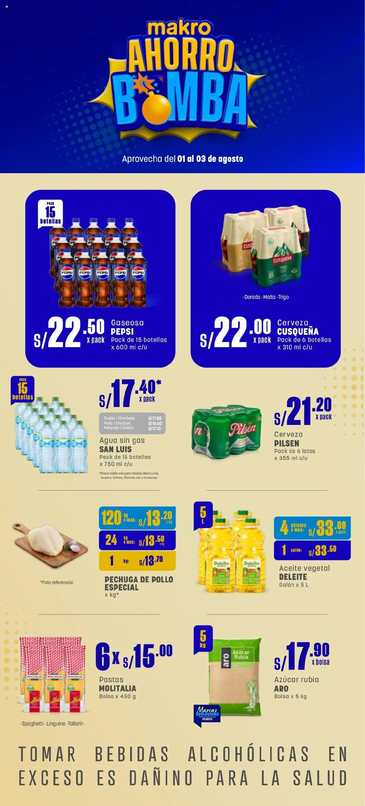 Makro MAKRO VOLANTE BOMBA FDS#1 (01/08/2025 - 03/08/2025) - ofertas de hoy - número de página 1