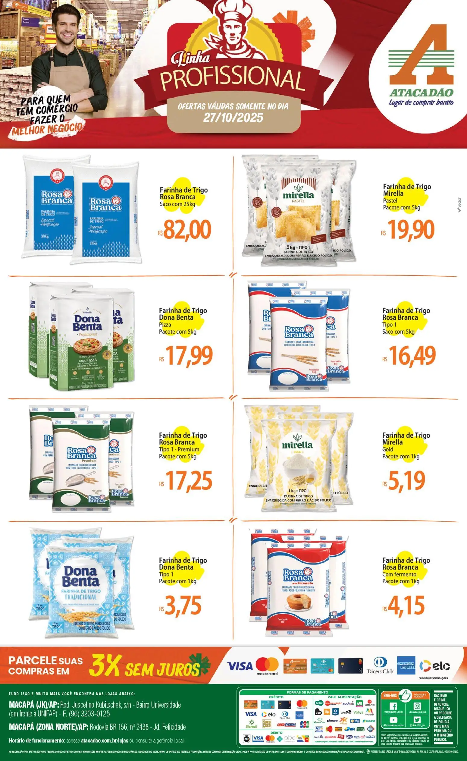 Atacadão folheto "Ofertas - AP" válido a partir de 27/10/2025 - número de página 1