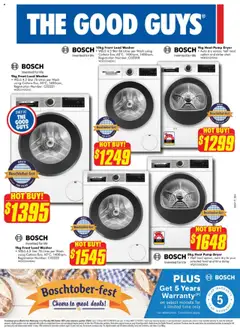Preview of catalogue Bosch from shop The Good Guys valid 30/09/2025