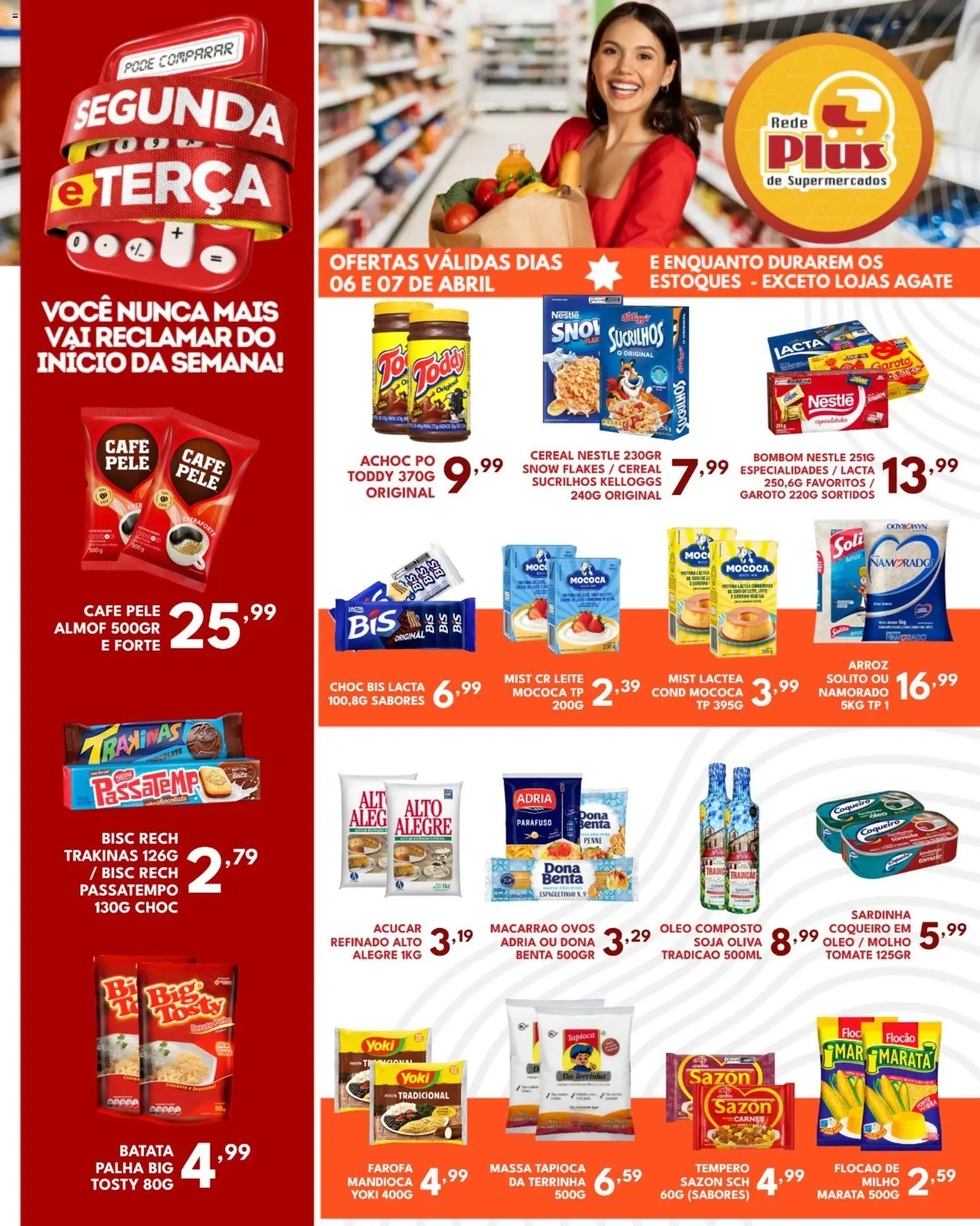 Pré-Visualização do folheto "Rede Plus Supermercados - Ofertas da semana" da loja Rede Plus Supermercados válido a partir de 06/04/2026