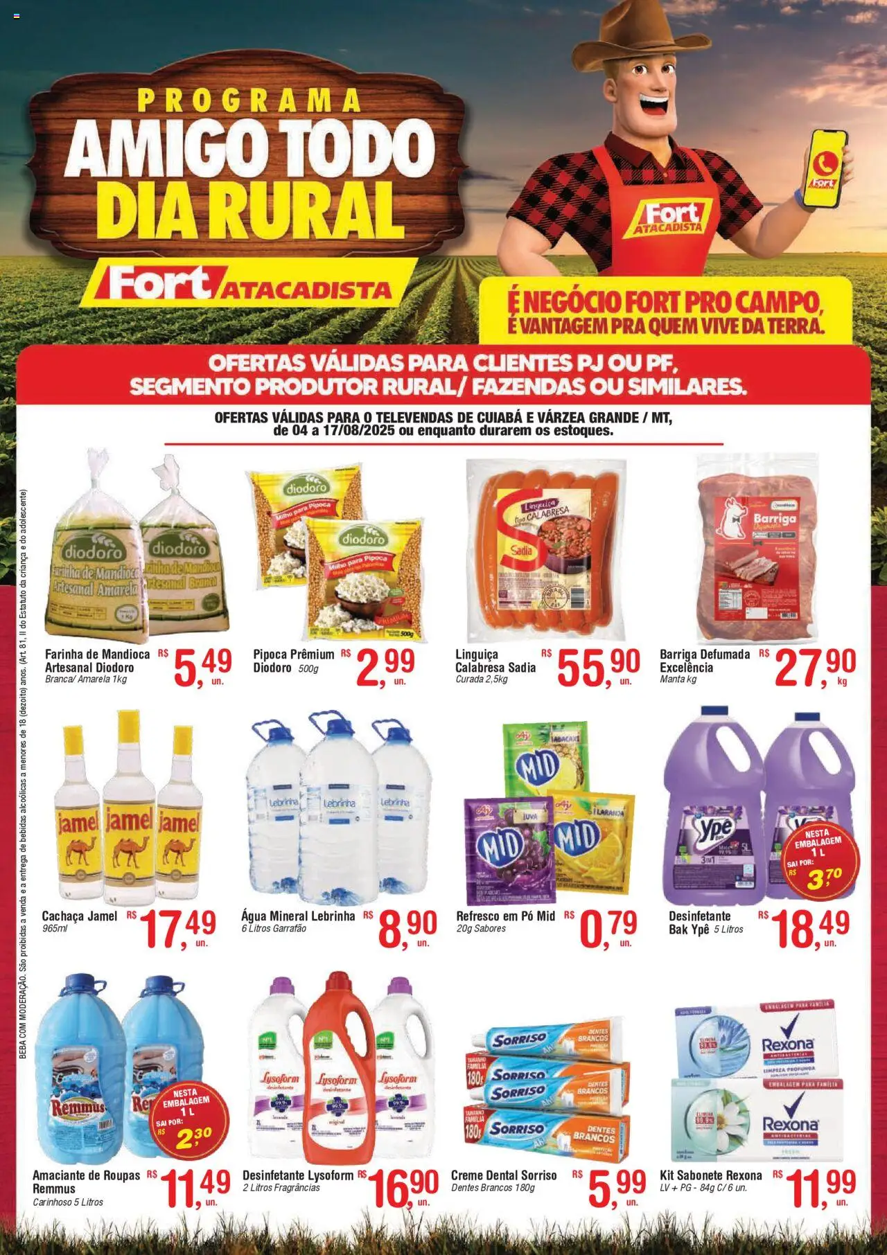 Fort Atacadista folheto "Ofertas Rural" válido a partir de 04/08/2025 - número de página 1