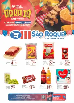 Pré-Visualização do folheto "Ofertas da semana" da loja São Roque Supermercados válido a partir de 11/07/2025