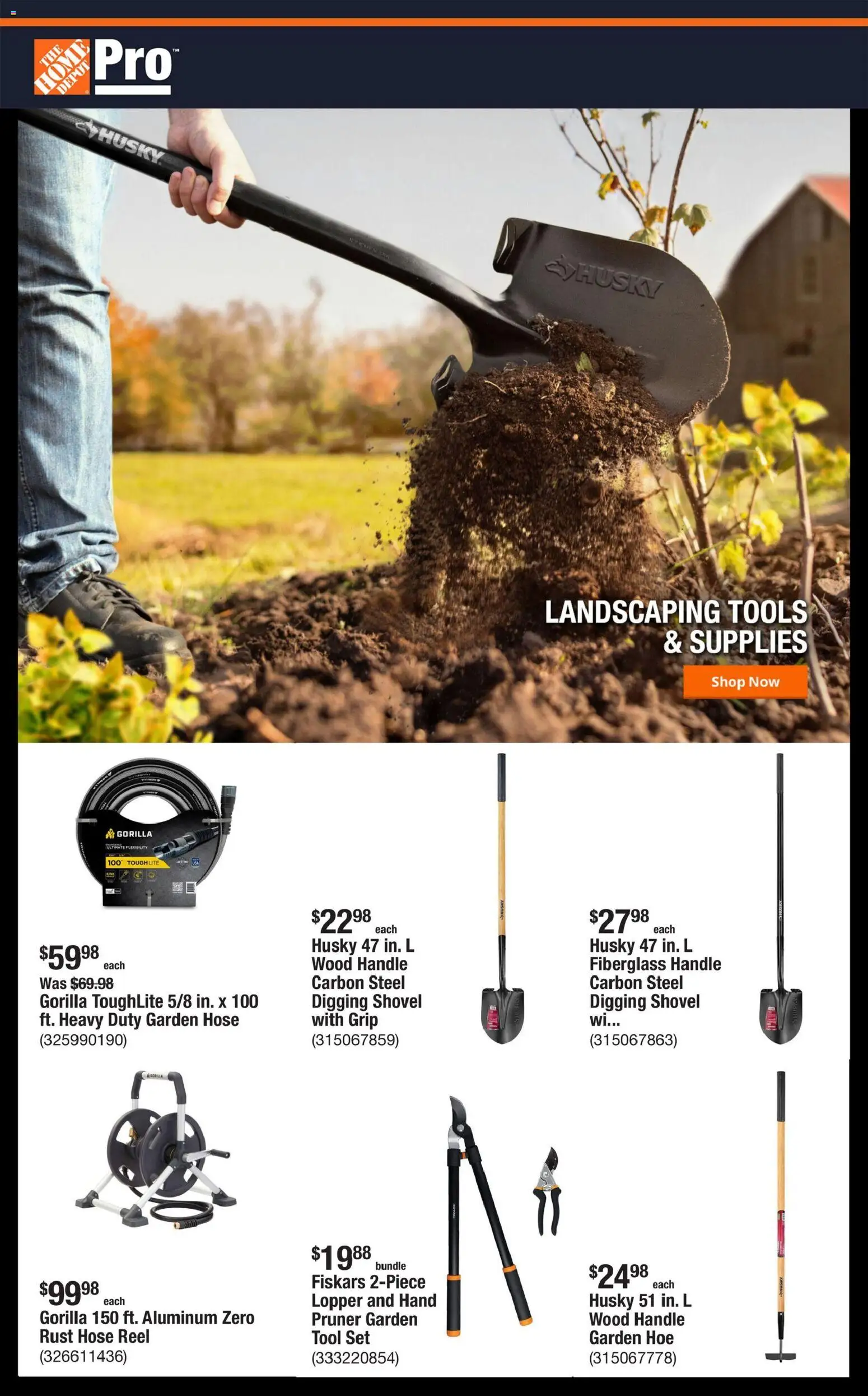 Ad Preview of Home Depot Home Depot Shop Pro Ad - NC from 03/30/2026