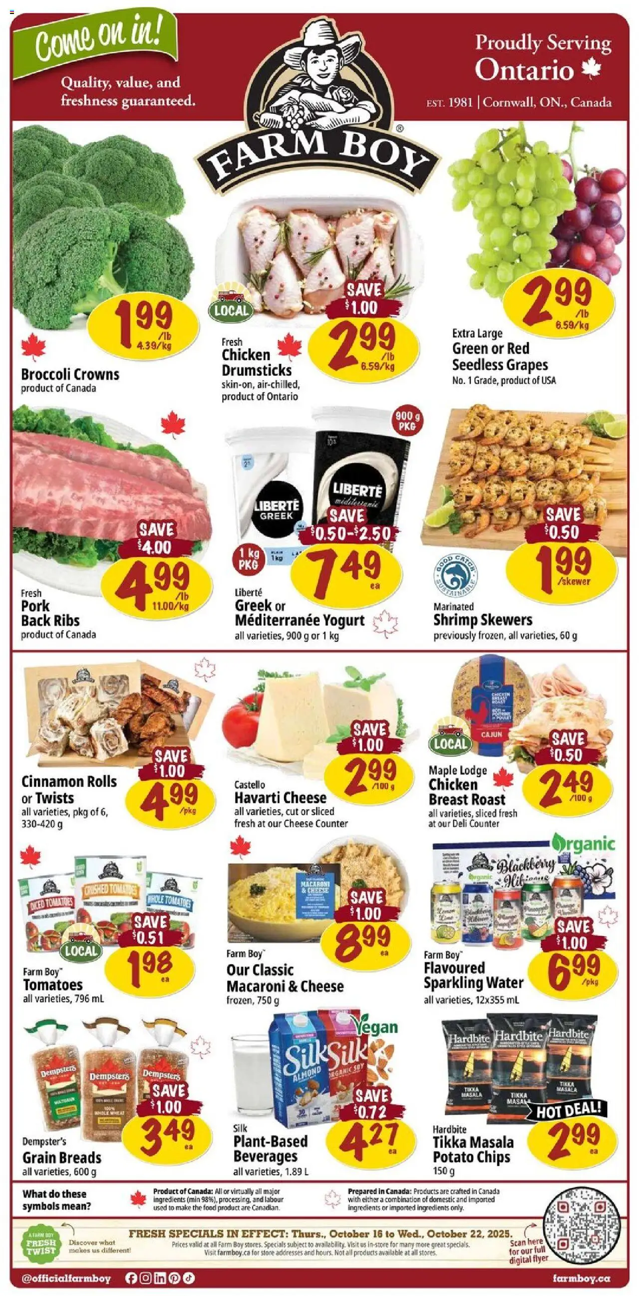 Farm Boy flyer valid from Oct 16, 2025 - page number 1