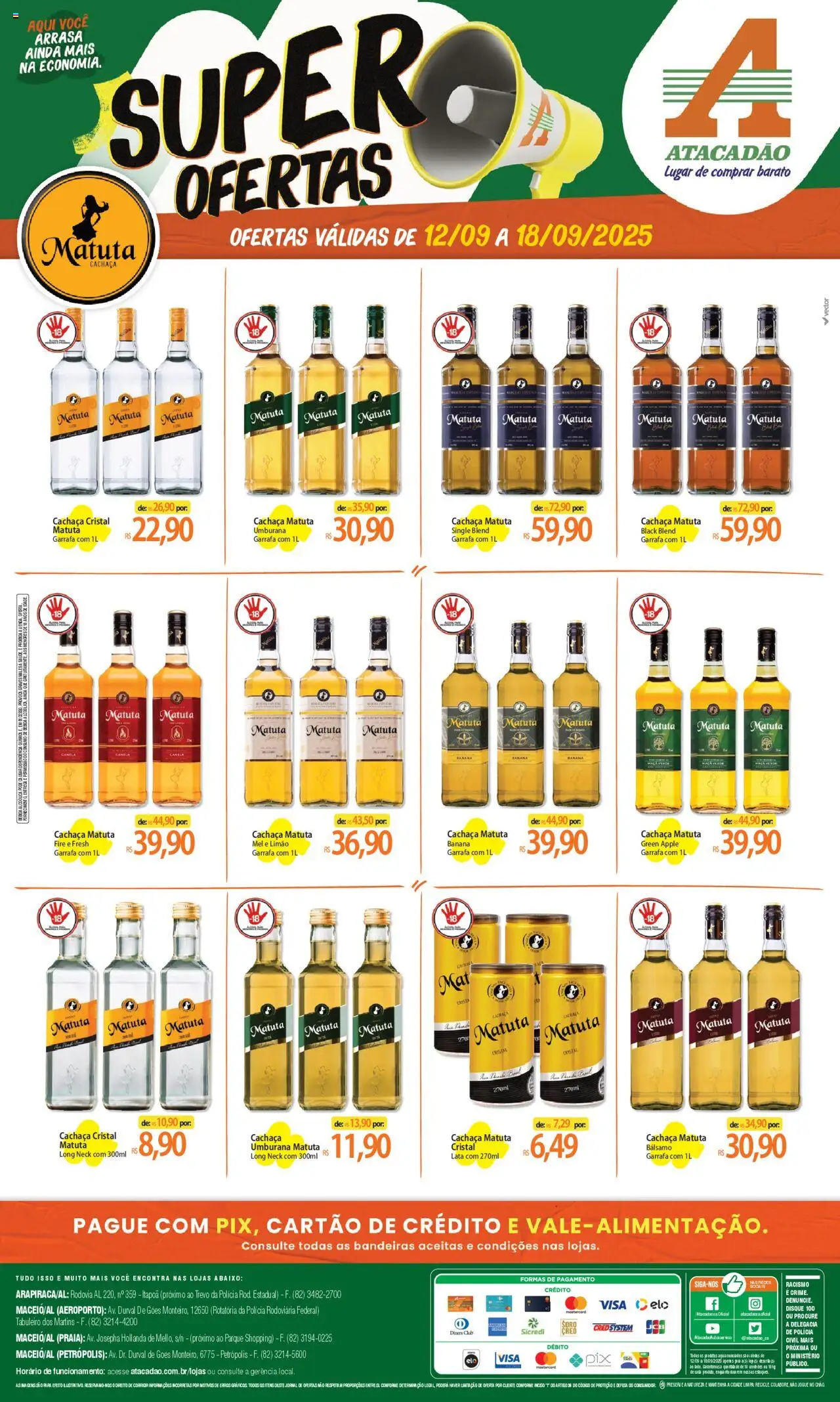 Atacadão folheto "Ofertas - AL" válido a partir de 12/09/2025 - número de página 1