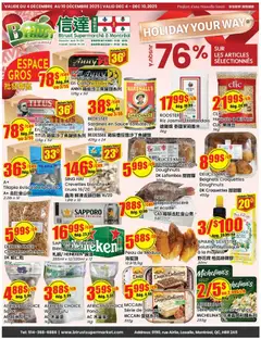 Preview of leaflet Weekly flyer / circulaire from shop Btrust Supermarket is valid from Dec 04, 2025