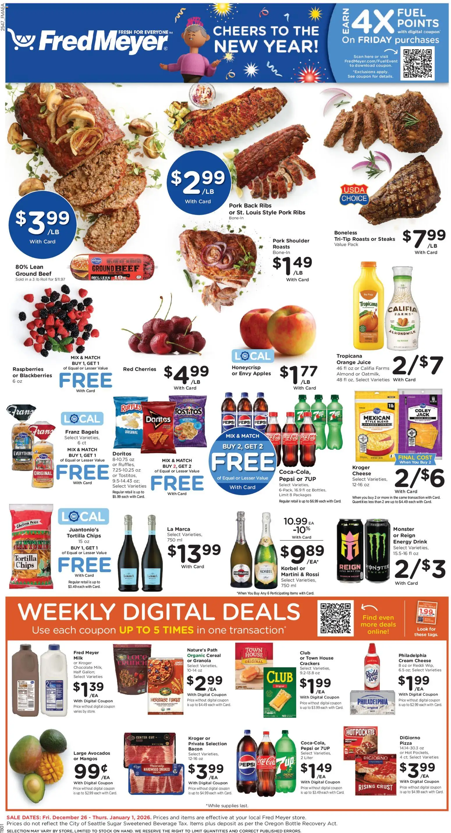 Ad Preview of Fred Meyer Weekly Ad from 12/26/2025