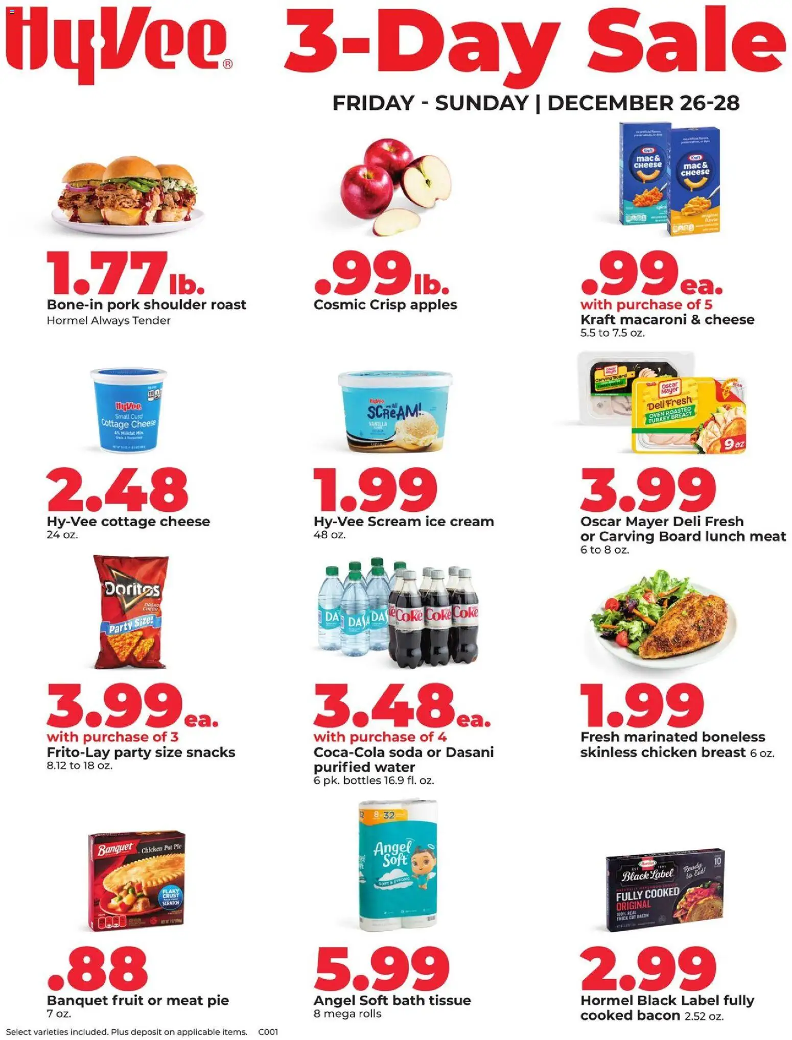 Ad Preview of HyVee Weekly Ad from 12/26/2025