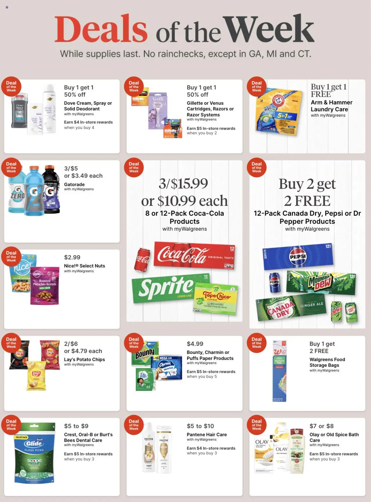 Walgreens Weekly Ad from 08/31/2025 >> Circular, Flyer - Page number 1