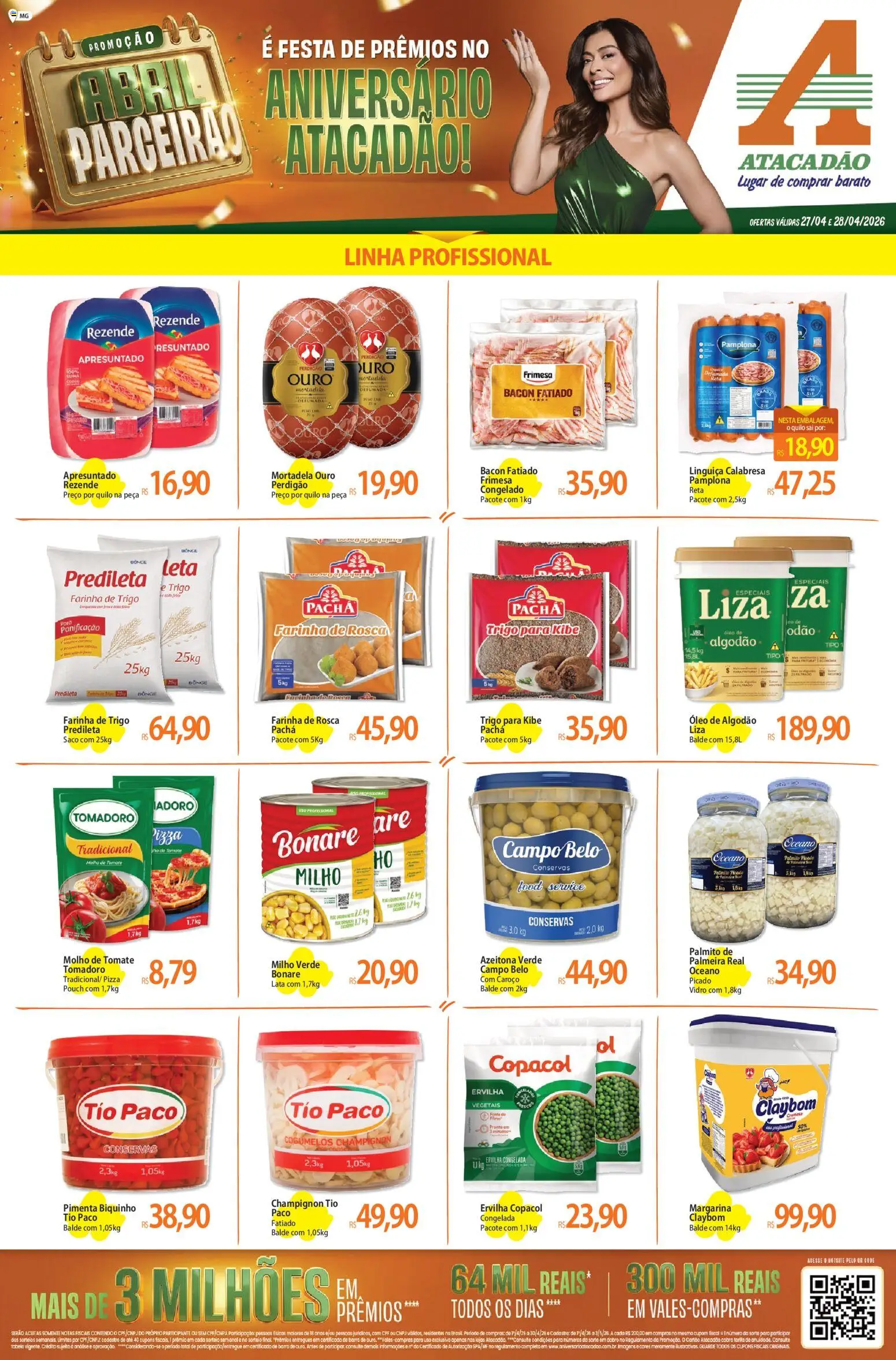 Pré-Visualização do folheto "Atacadão ofertas - MG" da loja Atacadão válido a partir de 27/04/2026